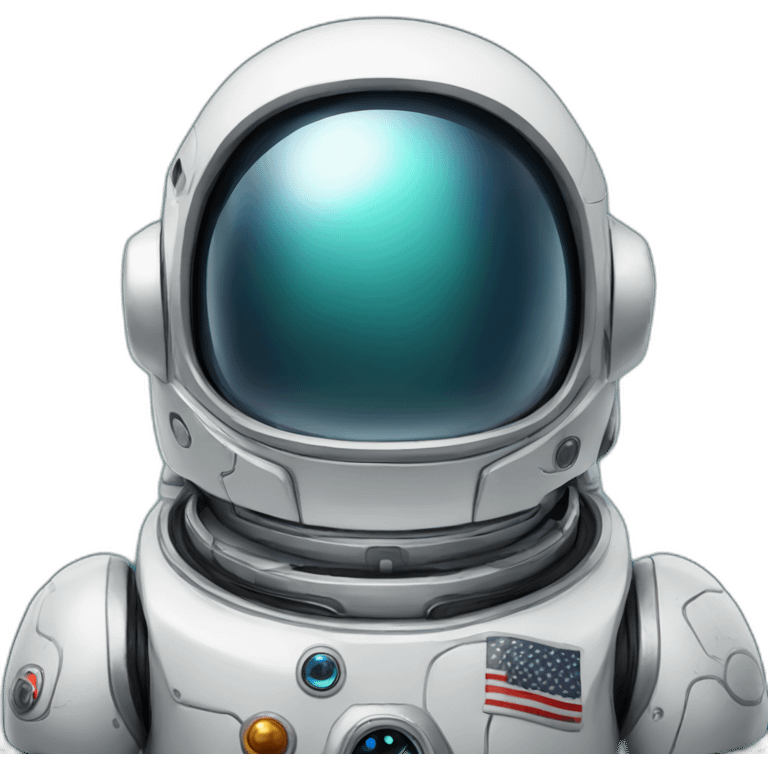 robot astronaut emoji