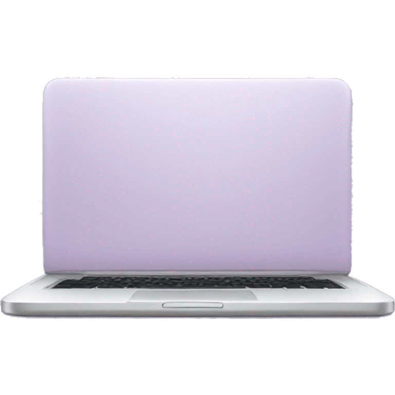 light purple laptop  emoji