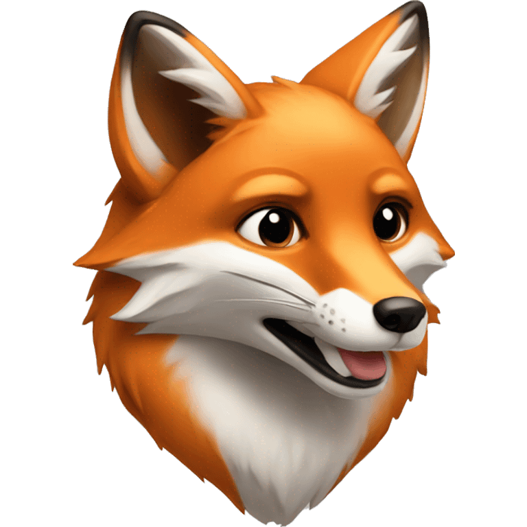 Fox with fox emoji