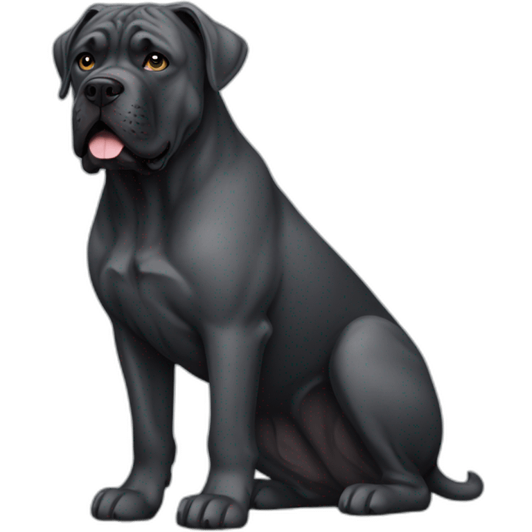 Dog Cane Corso full body emoji