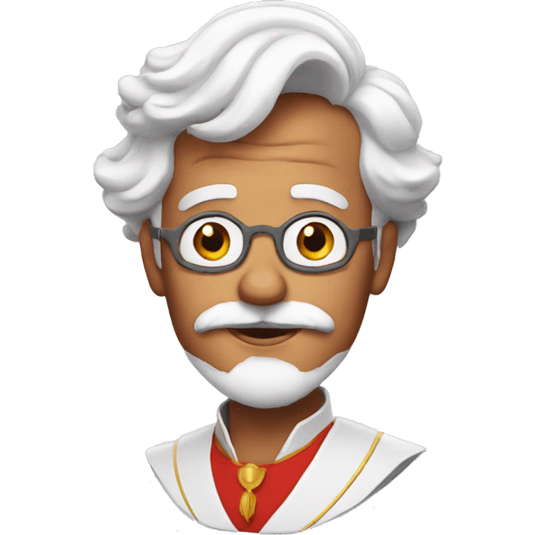 Aladdin combined with Colonel Sanders. emoji