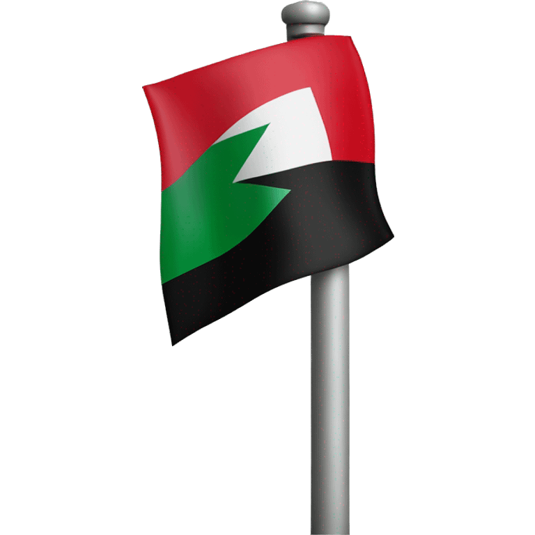 Palestine flag pole  emoji