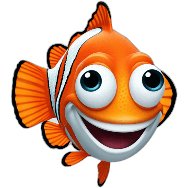 smiling nemo fish emoji