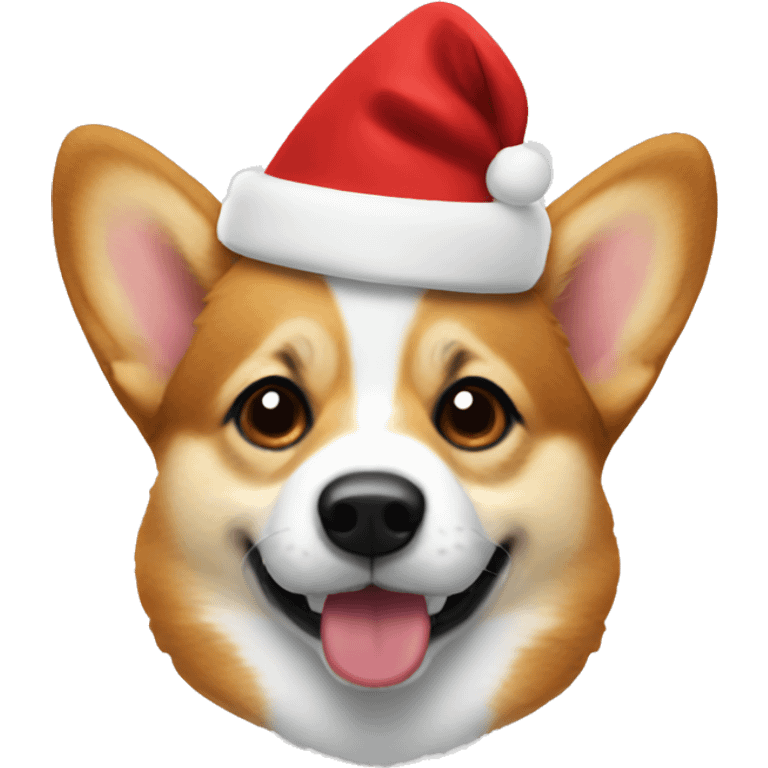 Corgie Santa emoji