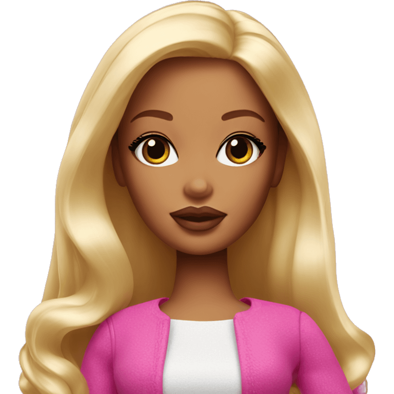 Big lips barbie doll emoji