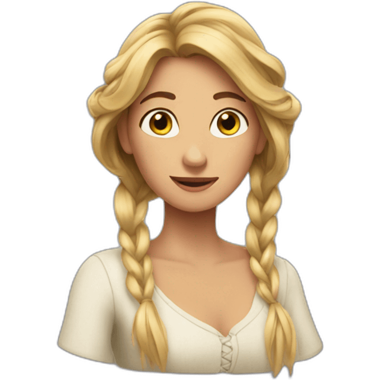 women tangled emoji