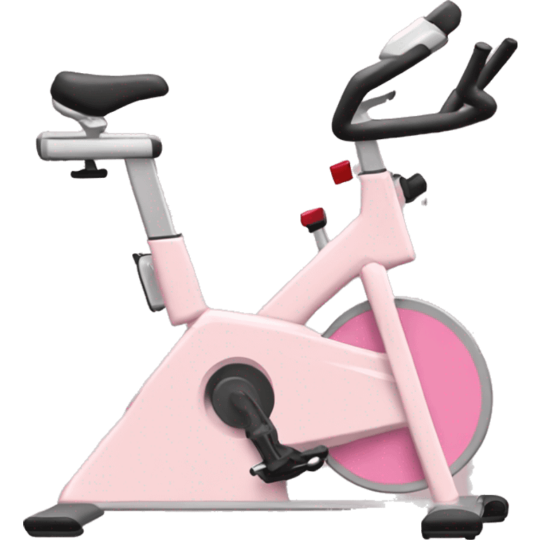 light pink stationary bike emoji