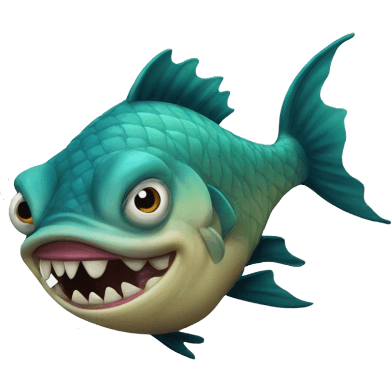 monster fish emoji