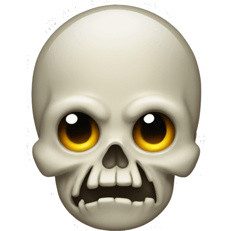 Mówi emoji fused with skull emoji emoji