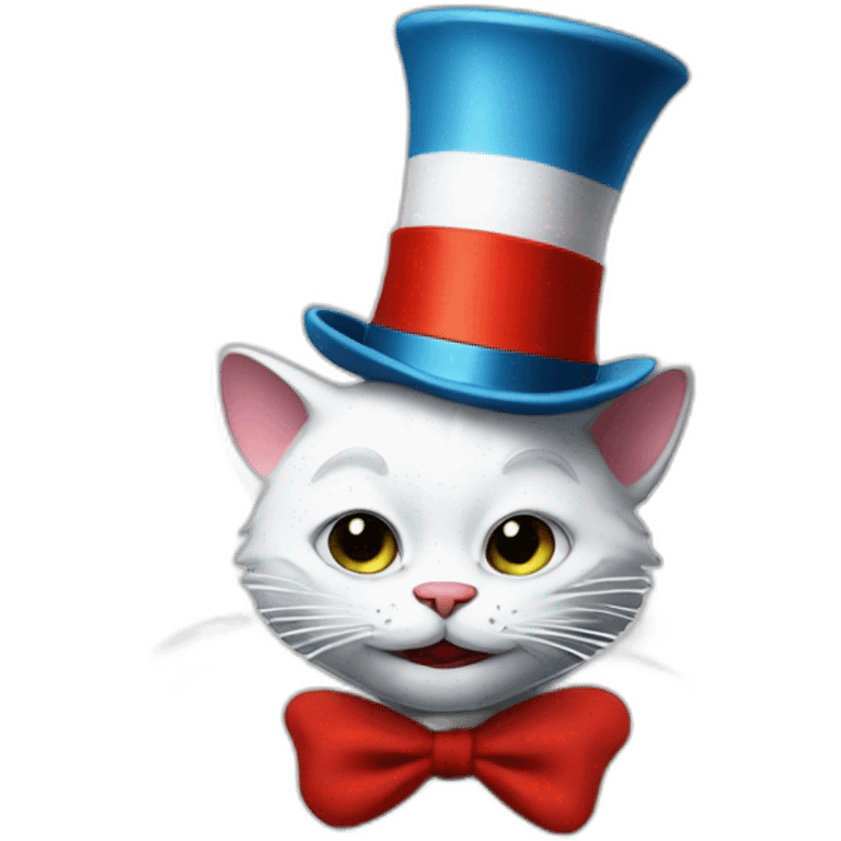 cat in the hat but weird emoji