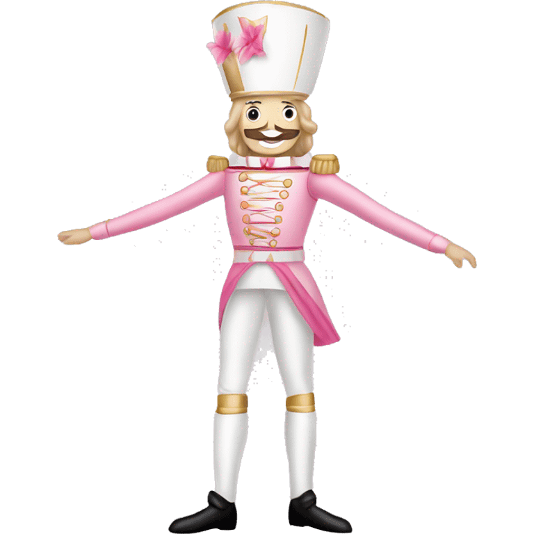 Light pink nutcracker emoji