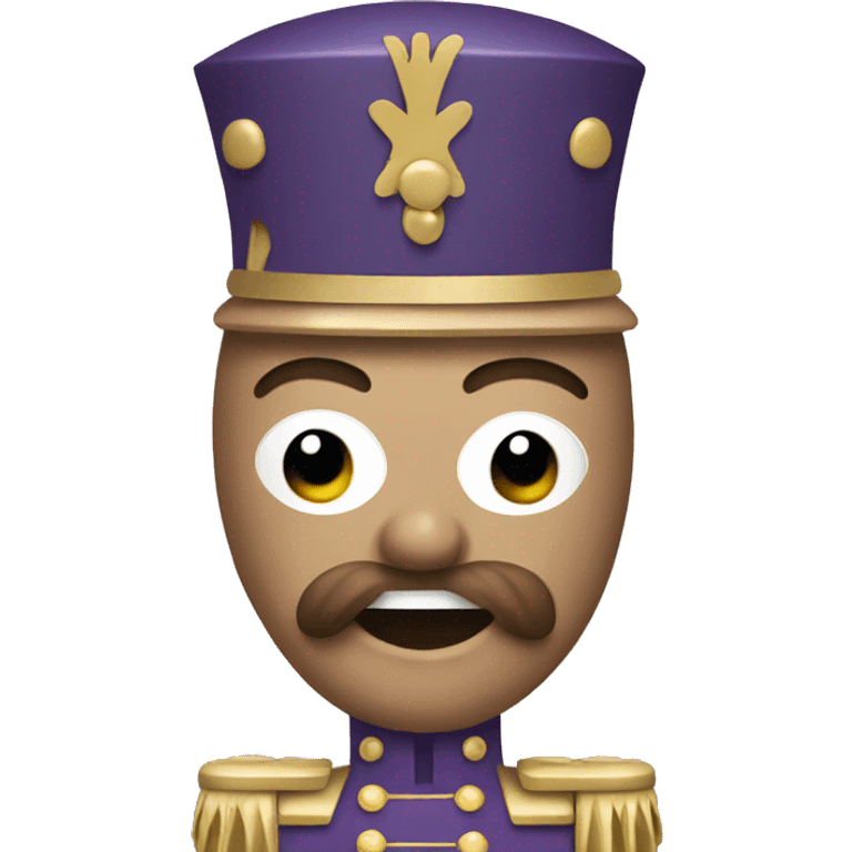 Nutcracker cracking walnuts emoji