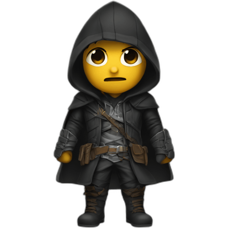 Assassin in a hood emoji