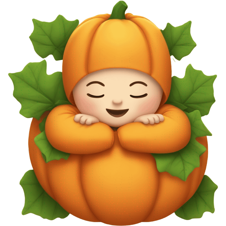 Sleepy Pumpkin baby emoji