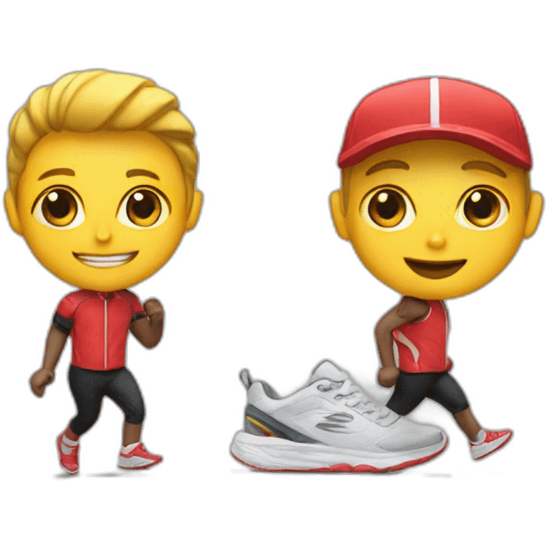 Sprint and Sneaker emoji