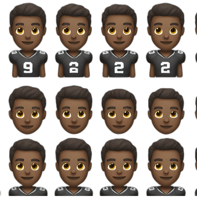 football players emoji