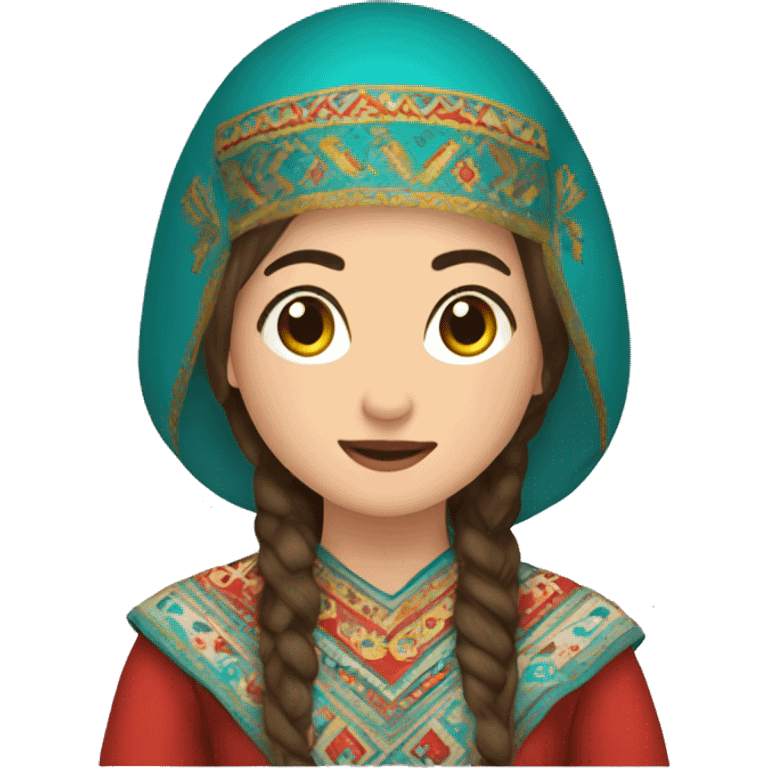 kazak kadın emoji