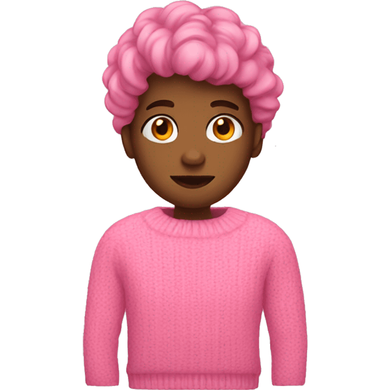 A pink sweater  emoji