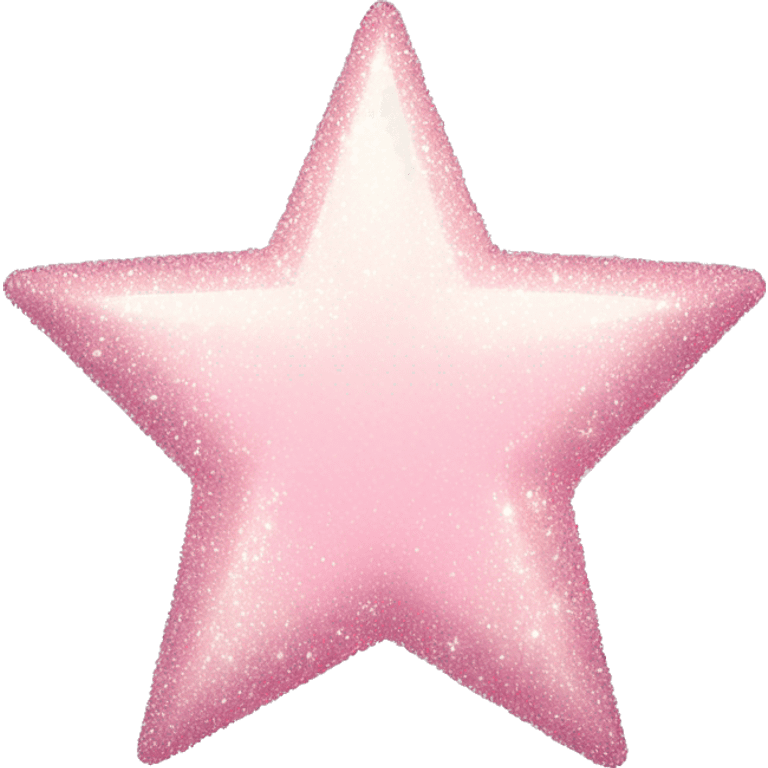 pale pink star sparkle emoji