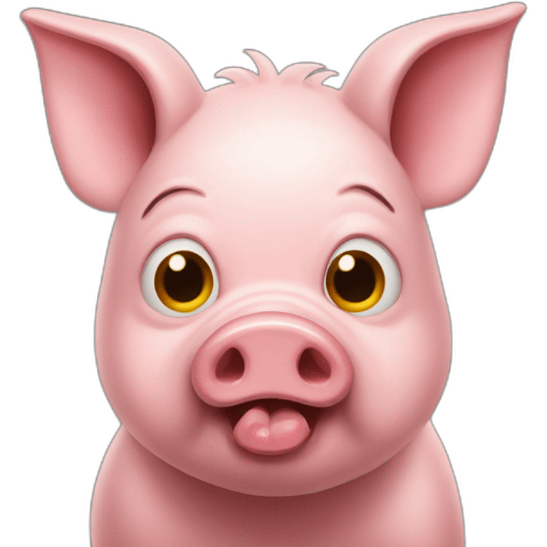 Pig wons monster emoji