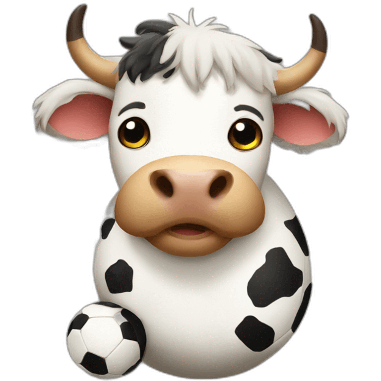 cow soccer emoji