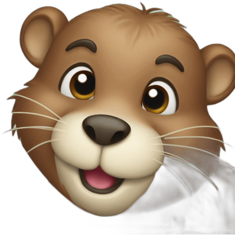 cute beaver emoji