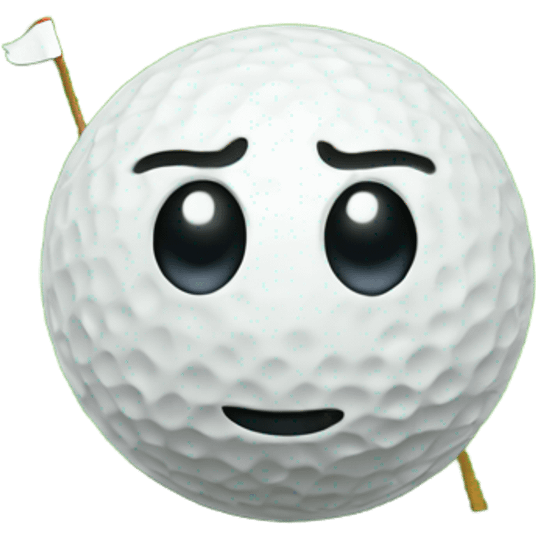 Hole in one  emoji