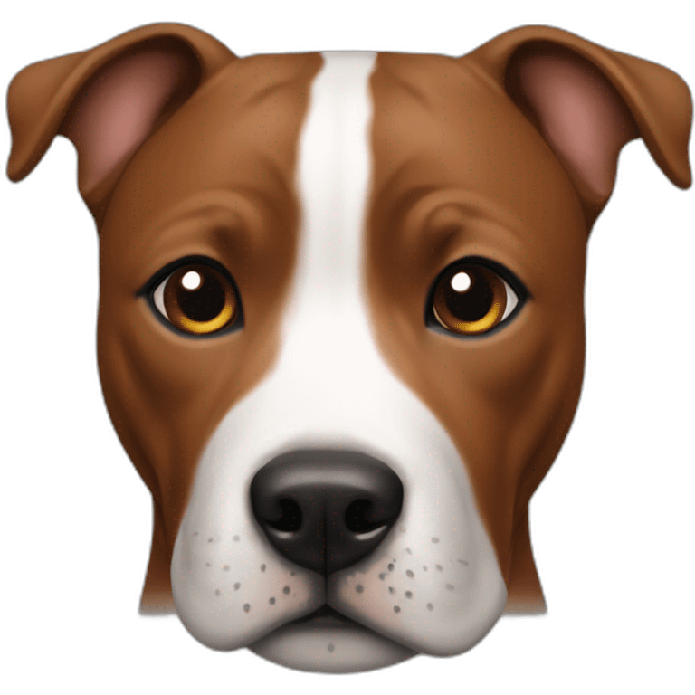 Staffie all chestnut colour emoji