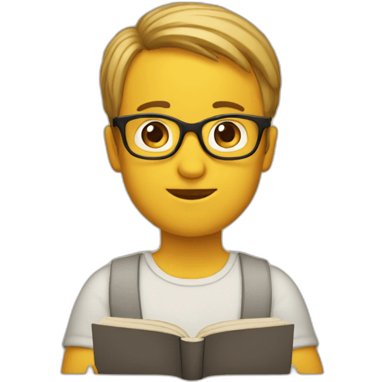 Booklover emoji