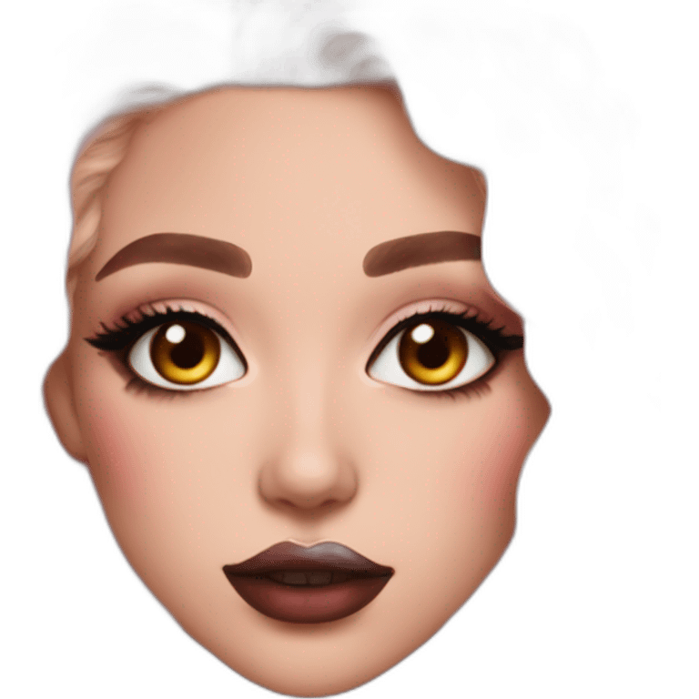 egirl makeup emoji