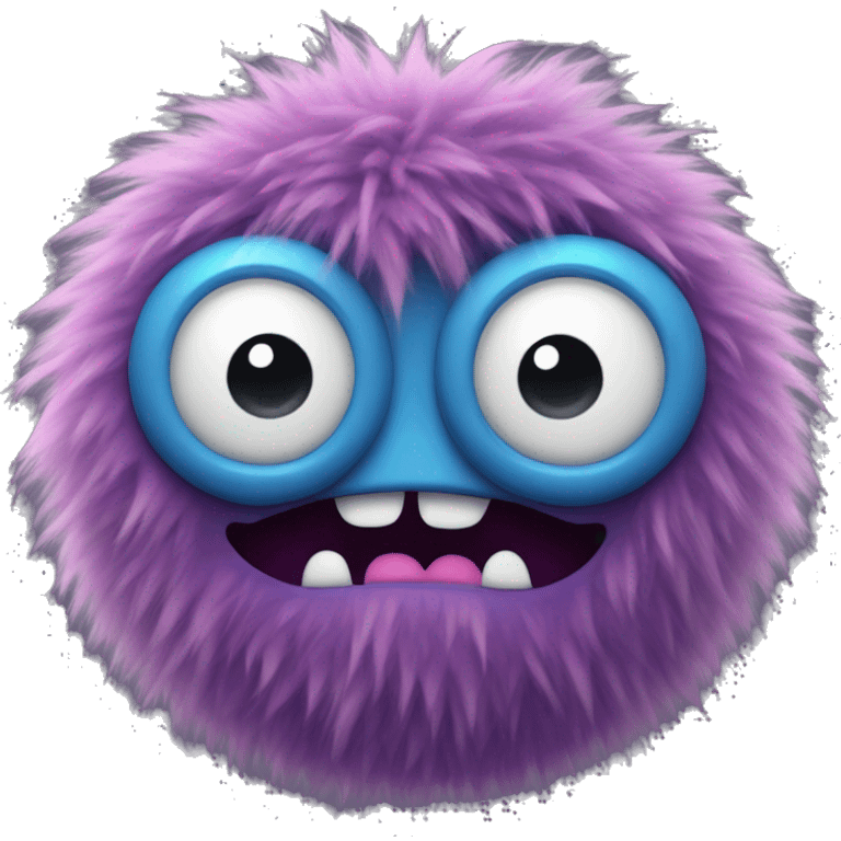 cute fuzzy monster emoji