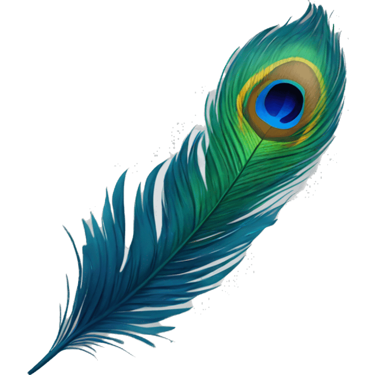 peacock feather emoji