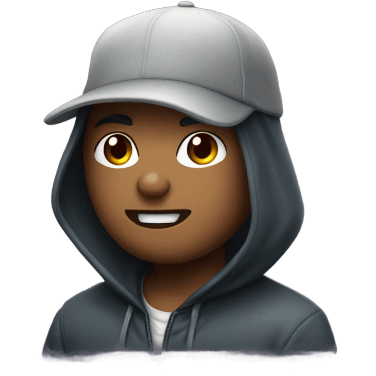 Vampire warring ball cap and hoodie  emoji