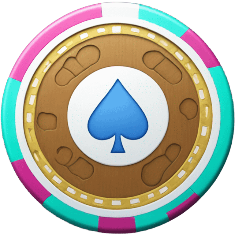 poker chip emoji