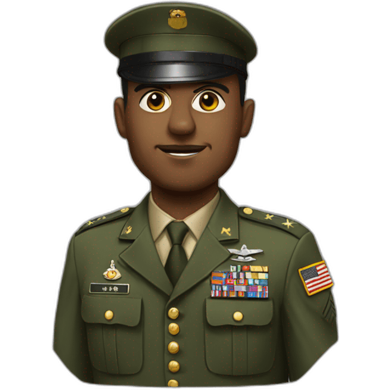 Military man emoji