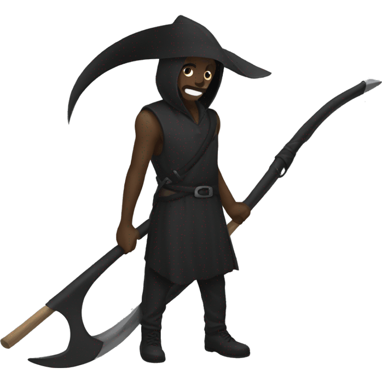 black scythe emoji