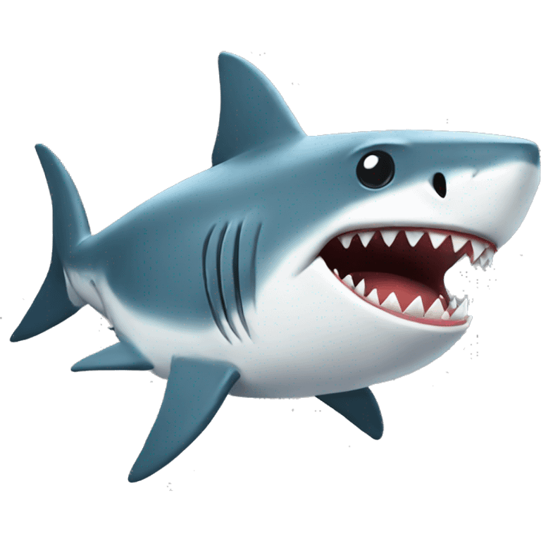 shark playing badmint emoji