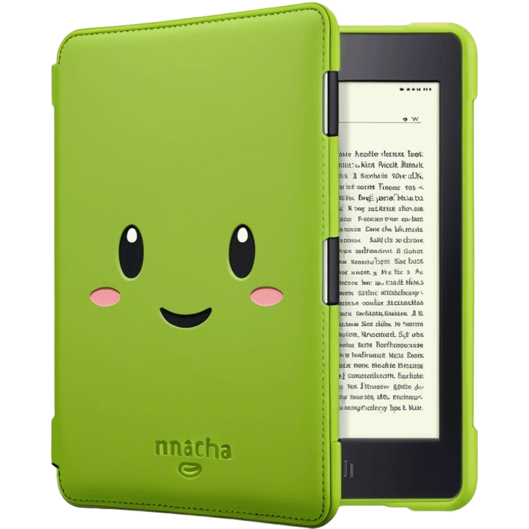 kindle na cor verde matcha emoji