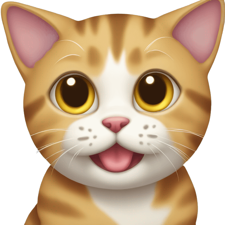 Cutie begue cat emoji