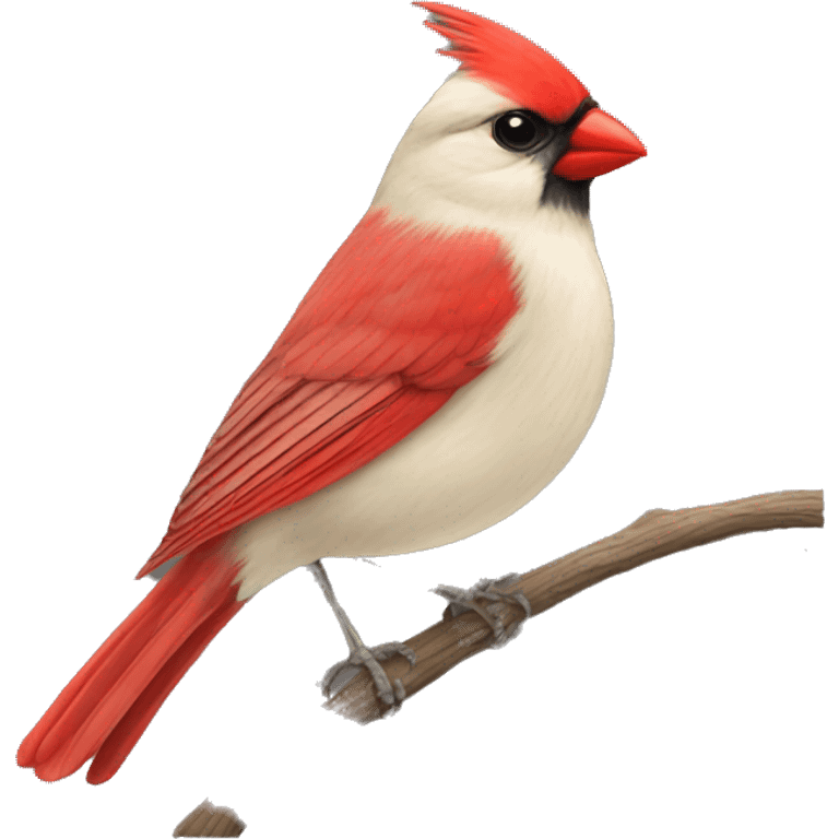 CARDENAL TUNICA ROJA PIEL BLANCA emoji