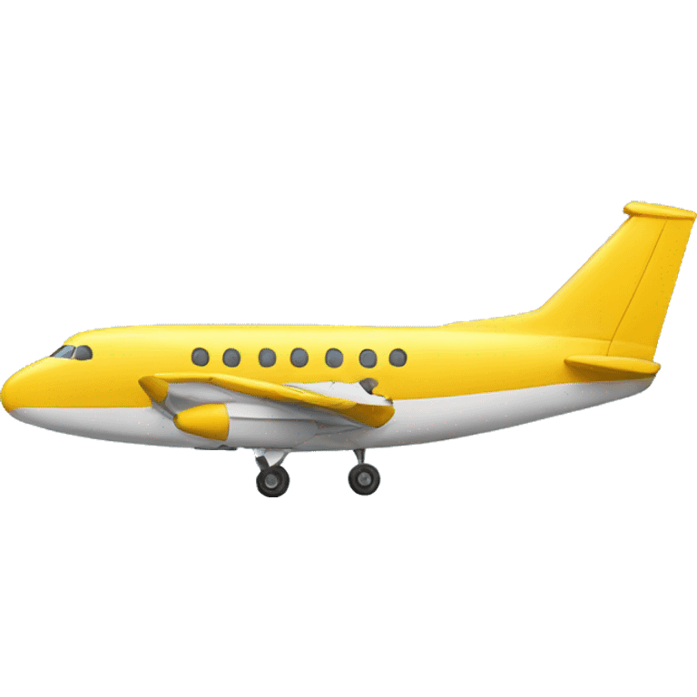 yellow plane very happy emoji