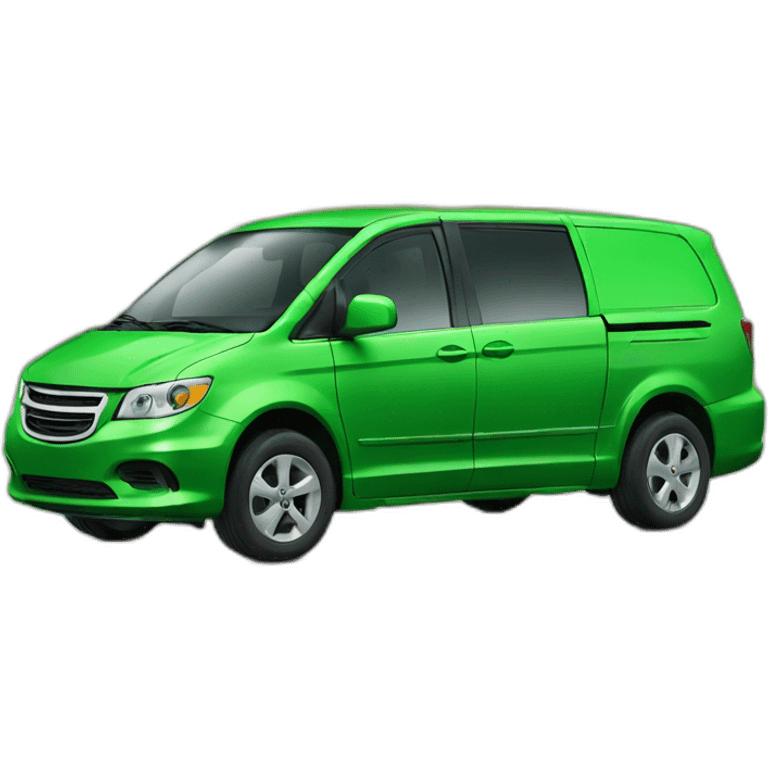 minivan green delivery emoji