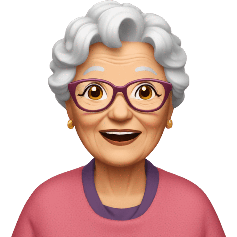 grandma on tiktok emoji