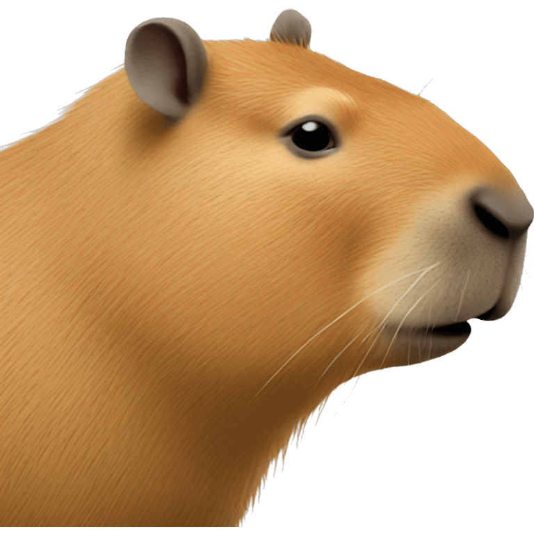 capybara side profile emoji