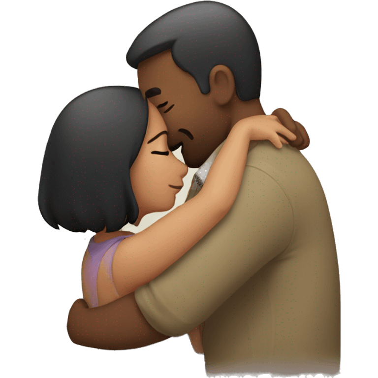 guy huging gurl emoji