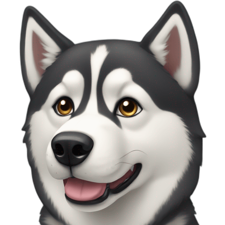 Siberian husky emoji