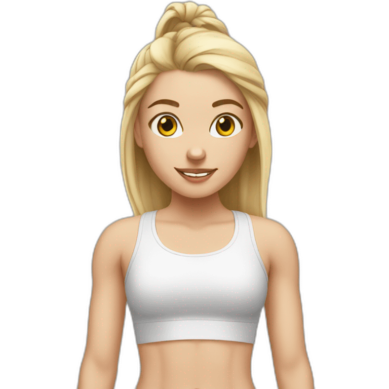 workout white girl emoji