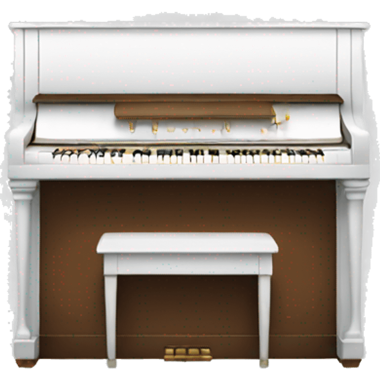 White piano  emoji