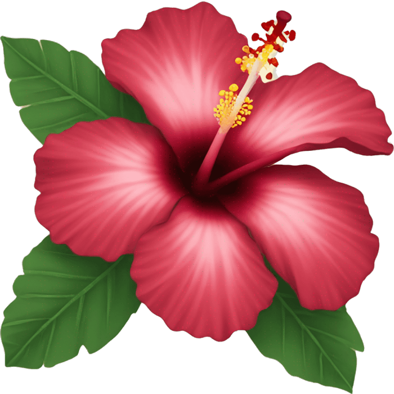 Hibiscus flower emoji