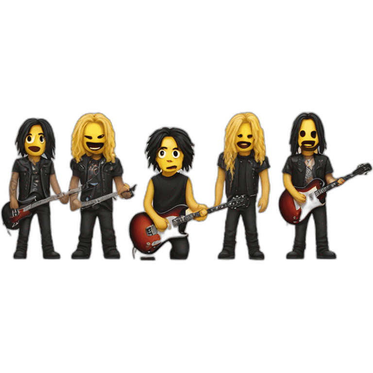 Metal band emoji